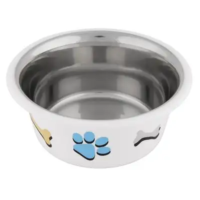 Купить tappi Уанвилл миска металлическая для собак и кошек, белая