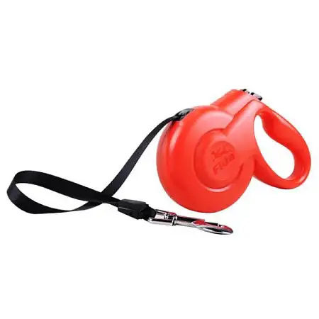 Купить fida styleash стильная рулетка для собак с выдвижной лентой красная