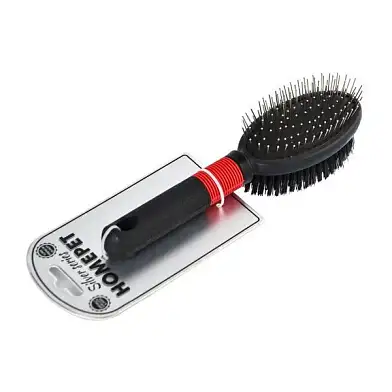 Homepet SILVER SERIES расческа-щетка двухсторонняя для собак и кошек